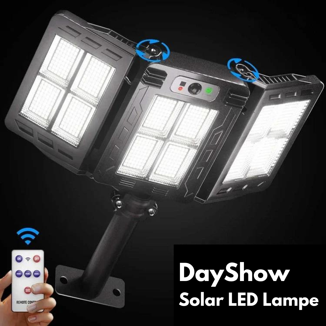 DayShow - Solar LED-lampe utover det vanlige!