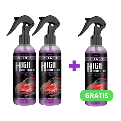 3-i-1 keramisk bilbelegg spray